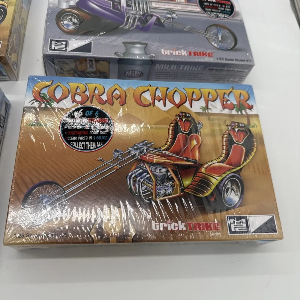 MPC Complete Trick Trike Series #1-6 Sealed - 1/25 Scale Plastic Model Kits